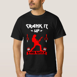 Camiseta Fuerte leyenda de guitarra Metalizado