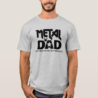 Camiseta Fuerte música Metalizado papá Rocker Hard Rock Alt