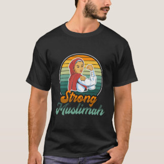 Camiseta Fuerte musulmana musulmana musulmana religiosa mus