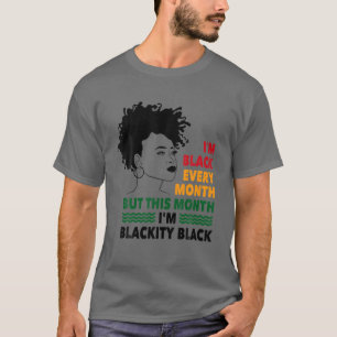 Camiseta Fuerte patrimonio de mujeres afroamericanas en His