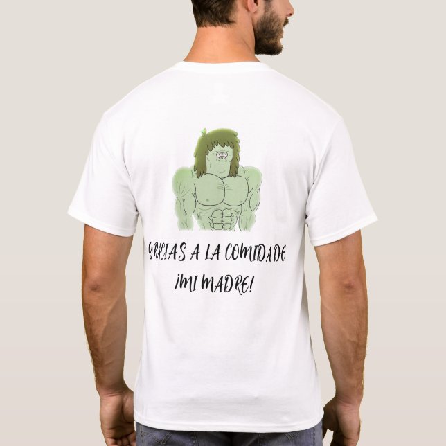 CAMISETA FUERTE POR MI MADRE (Reverso)
