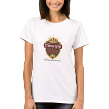 Fuerte Reina Mamá Corona Dorada Tipografía Retro