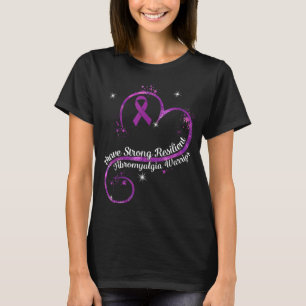 Camiseta Fuerte resistencia Fibromialgia Conciencia Guerrer