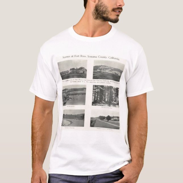 Camiseta Fuerte Ross, California (Anverso)