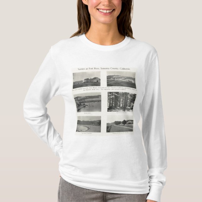 Camiseta Fuerte Ross, California (Anverso)