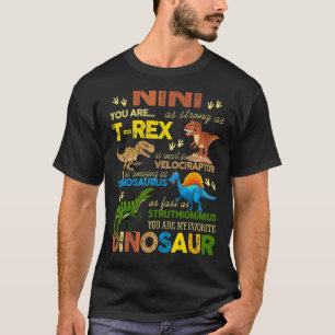 Camiseta Fuerte Smart Nini, eres mi mejor dinosaurio