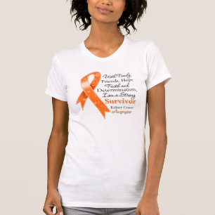 Camiseta Fuerte superviviente de cáncer de riñón 2