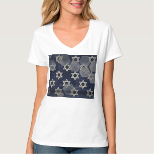 Camiseta Fuerte vibra de Hanukkah de SlipperyJoe estrella d