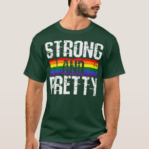 Camiseta Fuerte Y Bonito Gay Pride Gym Lifout
