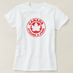Camiseta fuerte y libre de Canadá