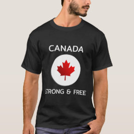 Camiseta fuerte y libre de Canadá