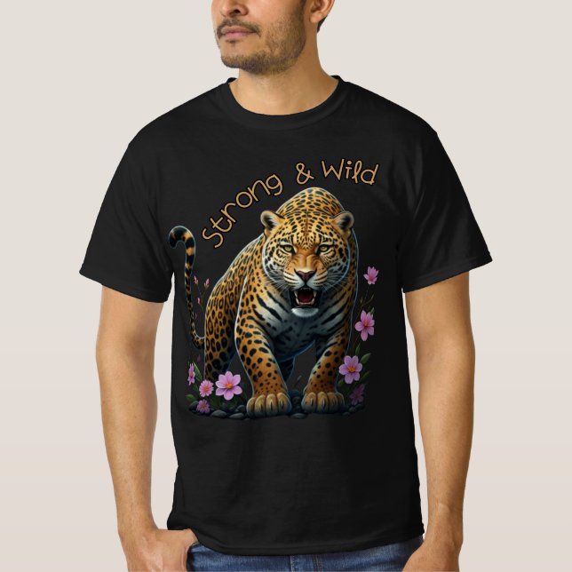Camiseta Fuerte y salvaje Jaguar Soul (Anverso)