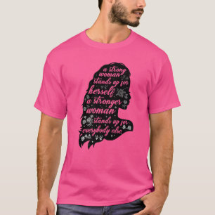 Camiseta Fuertes derechos de la mujer empoderando al femini