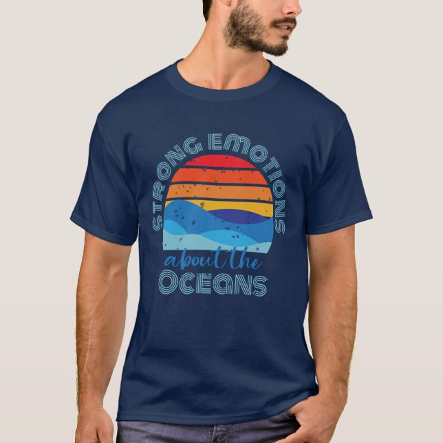 Camiseta Fuertes emociones sobre el Día de la Tierra de los (Anverso)
