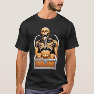 Camiseta Fuertes esqueletos Metalizado y cráneos arte de Ha