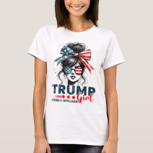 Camiseta Fuertes Mujeres Inteligentes Para La Mega Chica Tr