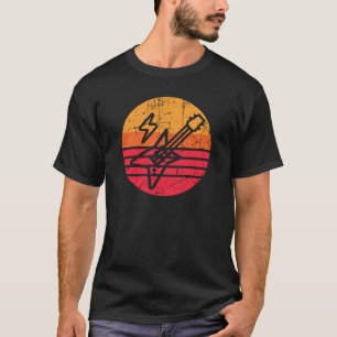 Camiseta Fuertes problemas en la guitarra Metalizado al ata