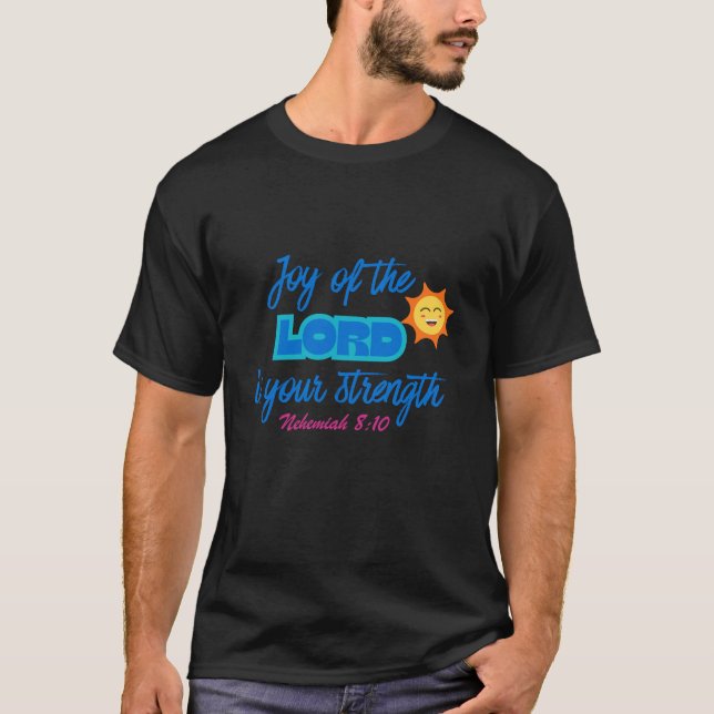 Camiseta Fuerza a través de Cristo. (Anverso)