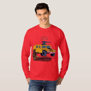 Camiseta Fuerza a través del sacrificio rojo