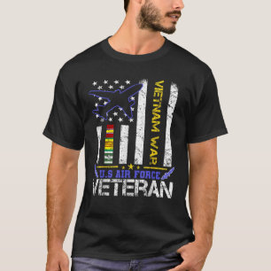 Camiseta Fuerza Aérea de Estados Unidos Vietnam Veterano Mi