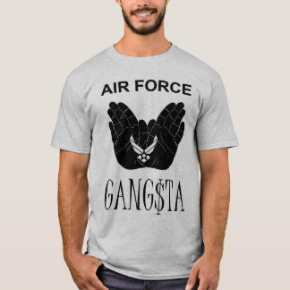 Camiseta Fuerza aérea gris Gangsta