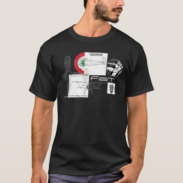Camiseta Fuerza aérea italiana Mussolini (Anverso)