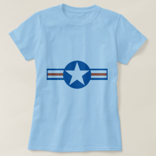 Camiseta Fuerza aérea Logo_2 del vintage