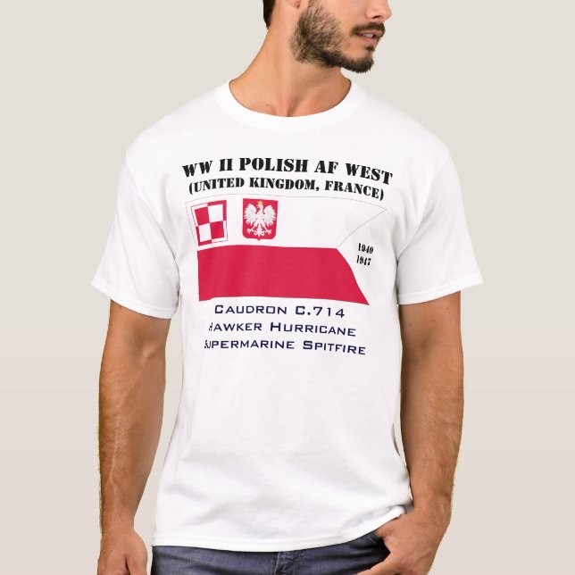 Camiseta Fuerza aérea polaca del oeste (Anverso)