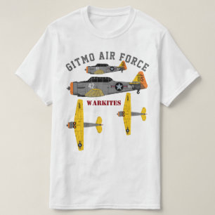 Camiseta Fuerza aérea" SNJ de Warkites "Gitmo