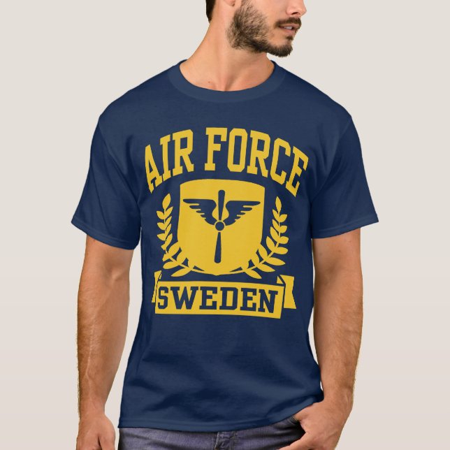 Camiseta Fuerza Aérea Sueca (Anverso)