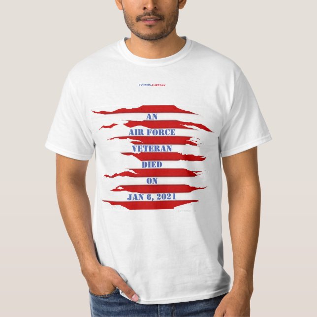 CAMISETA FUERZA AÉREA VETERAN 6 DE ENERO DE 2021 (Anverso)