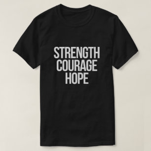 Camiseta Fuerza Coraje Esperanza – Conciencia Míni