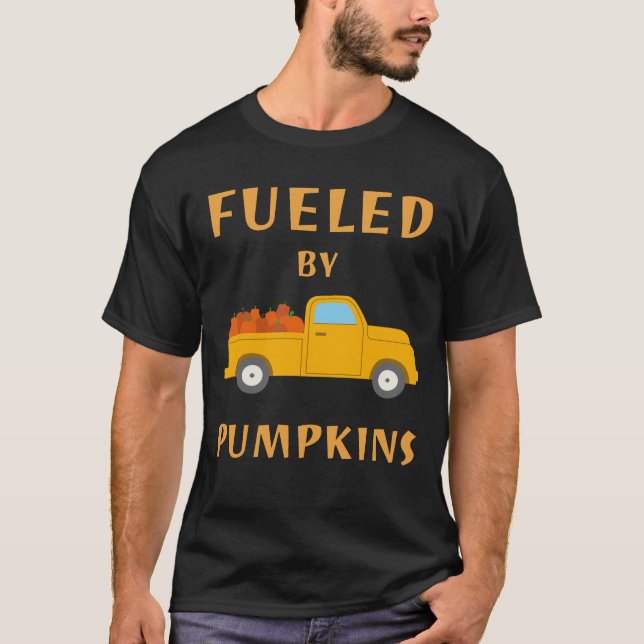 Camiseta Fuerza De Acción De Gracias Alimentada Por Calabaz (Anverso)