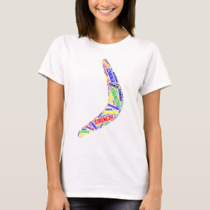 Camiseta Fuerza de Boomerang, valor, perseverancia