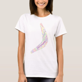 Camiseta Fuerza de Boomerang, valor, perseverancia