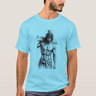 Camiseta Fuerza de Crucifixión - Jesús llevando la cruz