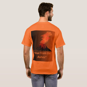 Camiseta Fuerza de la Naturaleza - Arte de Magma de Volcán