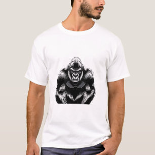Camiseta Fuerza de liberación: poderoso gorila de silverbac