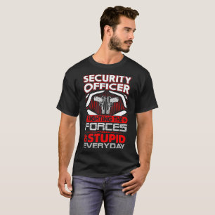 Camiseta Fuerza de lucha del agente de seguridad de diario