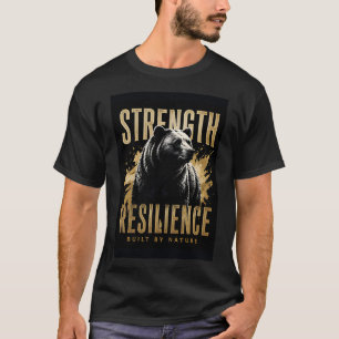 Camiseta Fuerza de Oso Resiliencia Construida por la Natura