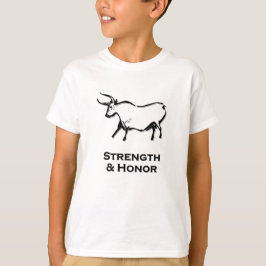 Camiseta Fuerza De Toro Y Homenaje Negro