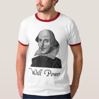 Camiseta Fuerza de voluntad de William Shakespeare