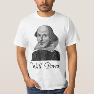 Camiseta Fuerza de voluntad de William Shakespeare