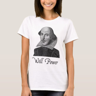 Camiseta Fuerza de voluntad de William Shakespeare