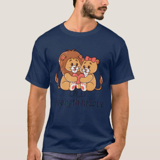 Camiseta Fuerza en chico amor