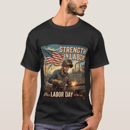 Camiseta Fuerza en el Trabajo - Tributo al Trabajador Ameri