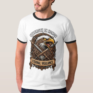 Camiseta Fuerza en honor eterna vigilancia águila