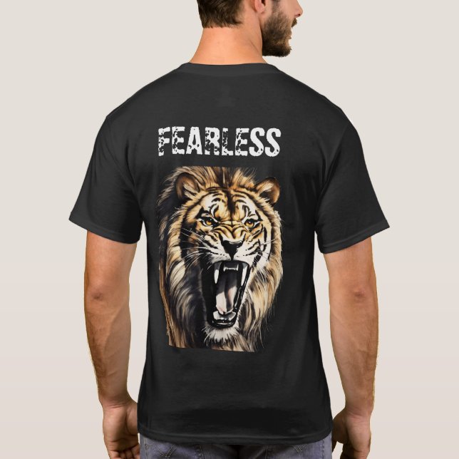 Camiseta "Fuerza intrépida: Edición Tigre" (Reverso)