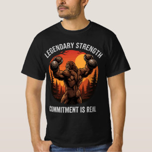 Camiseta Fuerza Legendaria El Compromiso Es Real   Vida de 