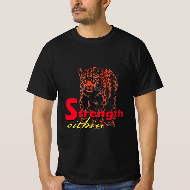 Camiseta Fuerza Leopardo (Anverso)